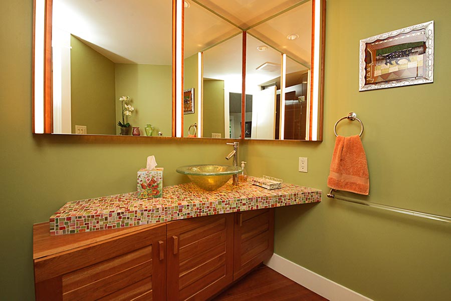 Custom Bathroom Cabinets Whidbey Island