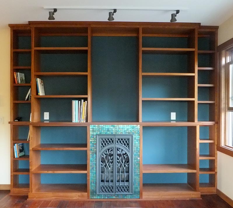 Custom Library Bookcases Whidbey Island