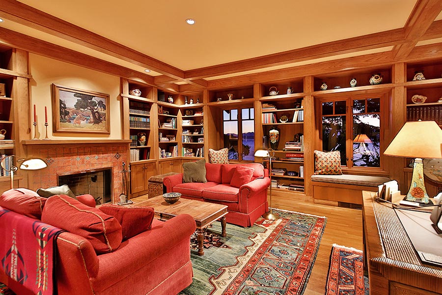 Custom Library Shelves Whidbey Island