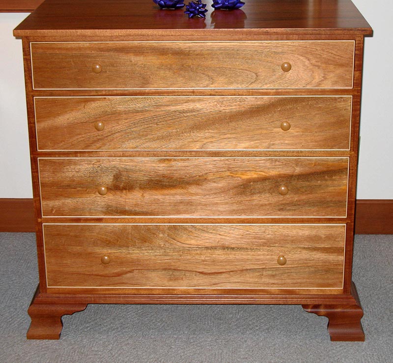 African Mahogany Dresser