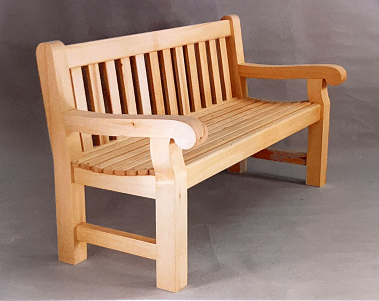 Custom Yellow Cedar Bench