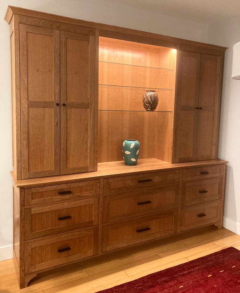 Custom Cherry Hutch