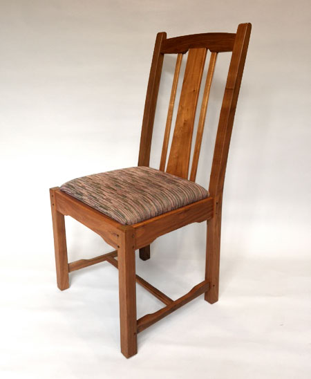 Custom Walnut and Koa Chair