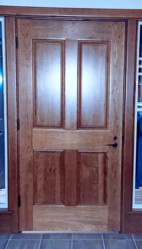 Custom Cherry Front Door