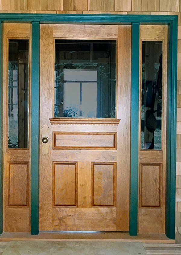 Custom Cherry Front Door