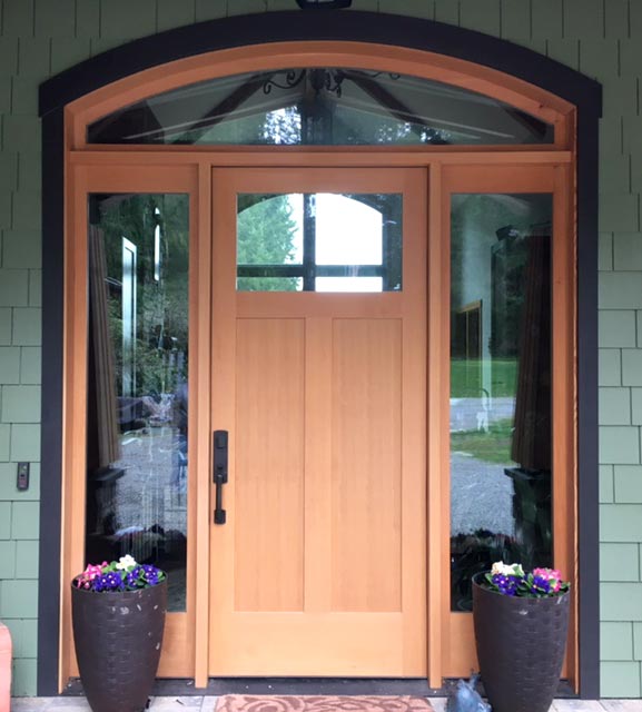 Custom Fir Front Door