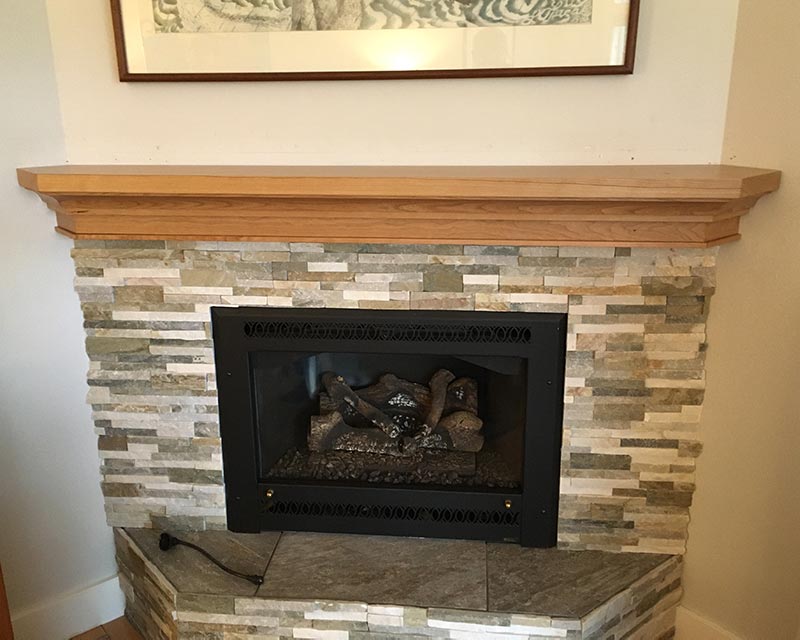 Cherry Fireplace Mantle